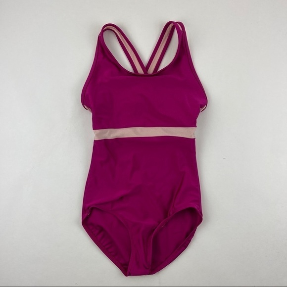 Anika Swimsuit Girls Pink One Piece - Picture 1 of 7